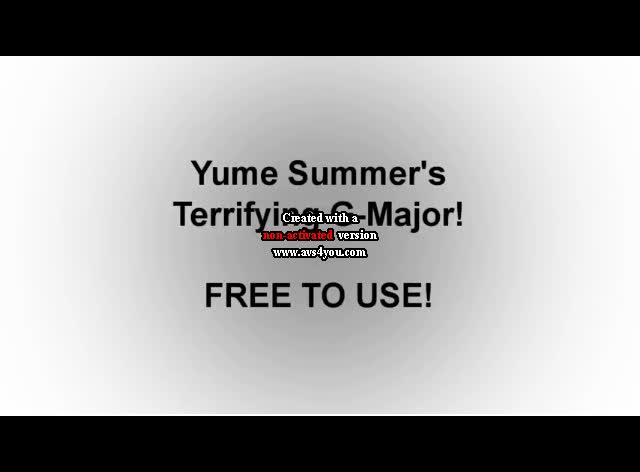 Yume Summer's Terrifying G-Major! Test (Free to Use!)