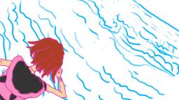 Kingdom  Hearts WIP Animation: Where's she running to?
