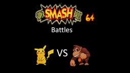 Super Smash Bros 64 Battles #143: Pikachu vs Donkey Kong
