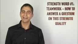 024 1 Teamwork - How to Answer a Question on this Strength Quality