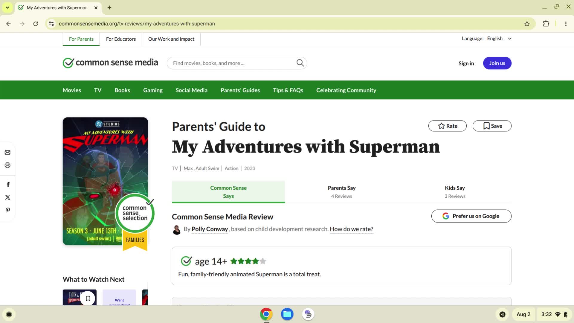 My Adventures with Superman TV Review