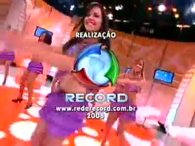 Ana Liz, Márcio Garcia e Rodrigo Faro no Melhor do Brasil (Record - 2008)