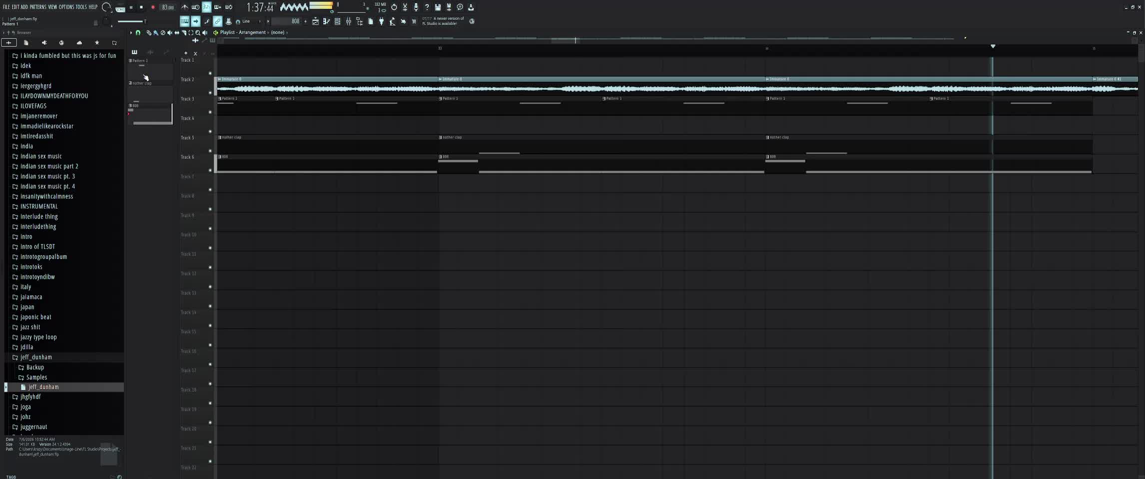 kirkii's worst fear: non-experimental music