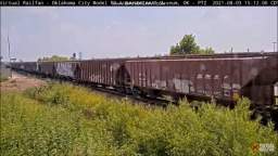 Railfanning in Oklahoma City, OK (8/3/2021) (Part 3) (Ft. Virtual Railfan, NOT MINE)