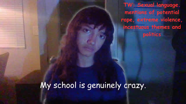 My school is genuinely crazy.