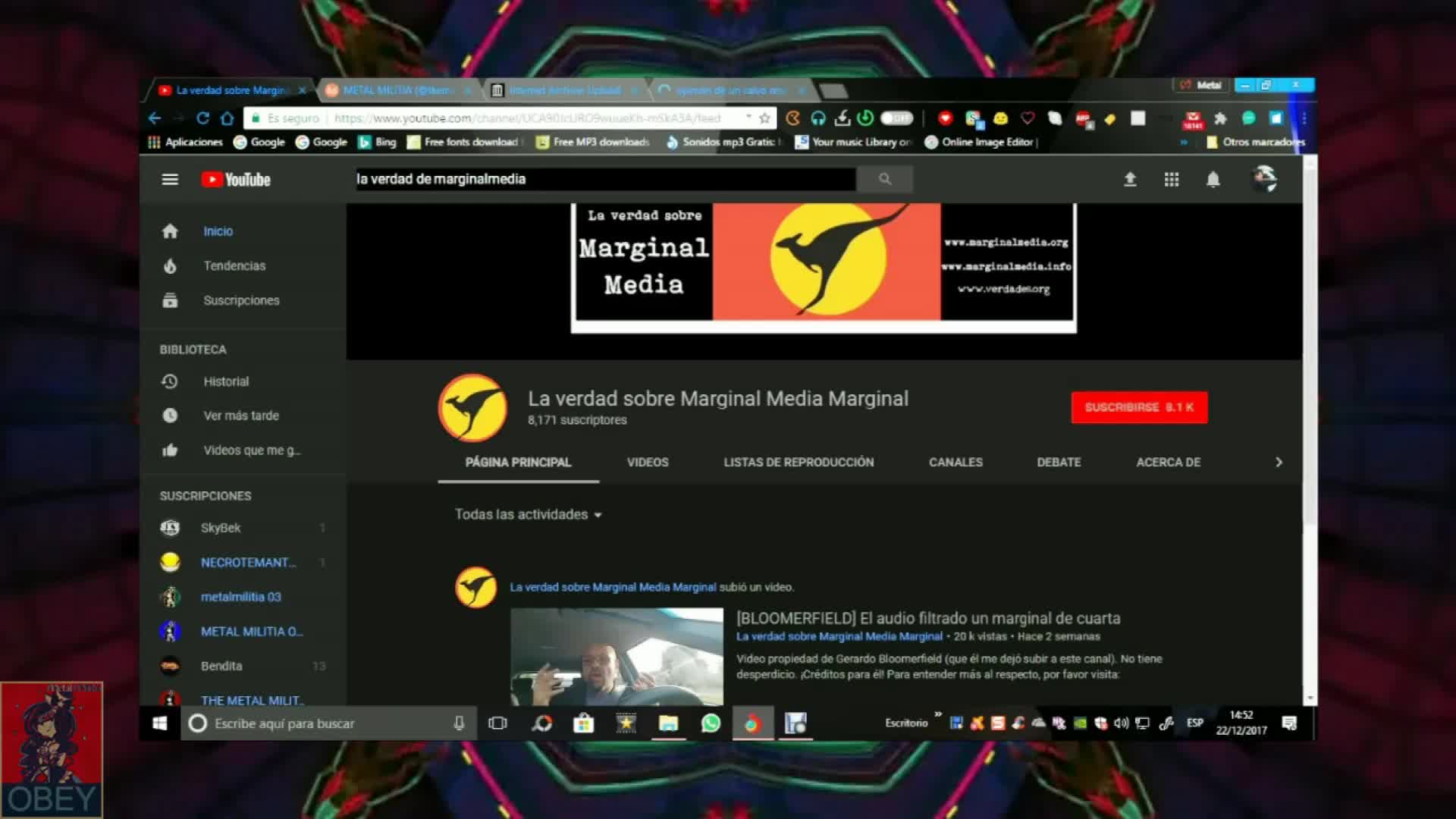 Dentro del tercer canal muerto de Dross. Dentro del tercer canal muerto de Dross.