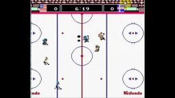 Ice Hockey - Fight - NES Gameplay