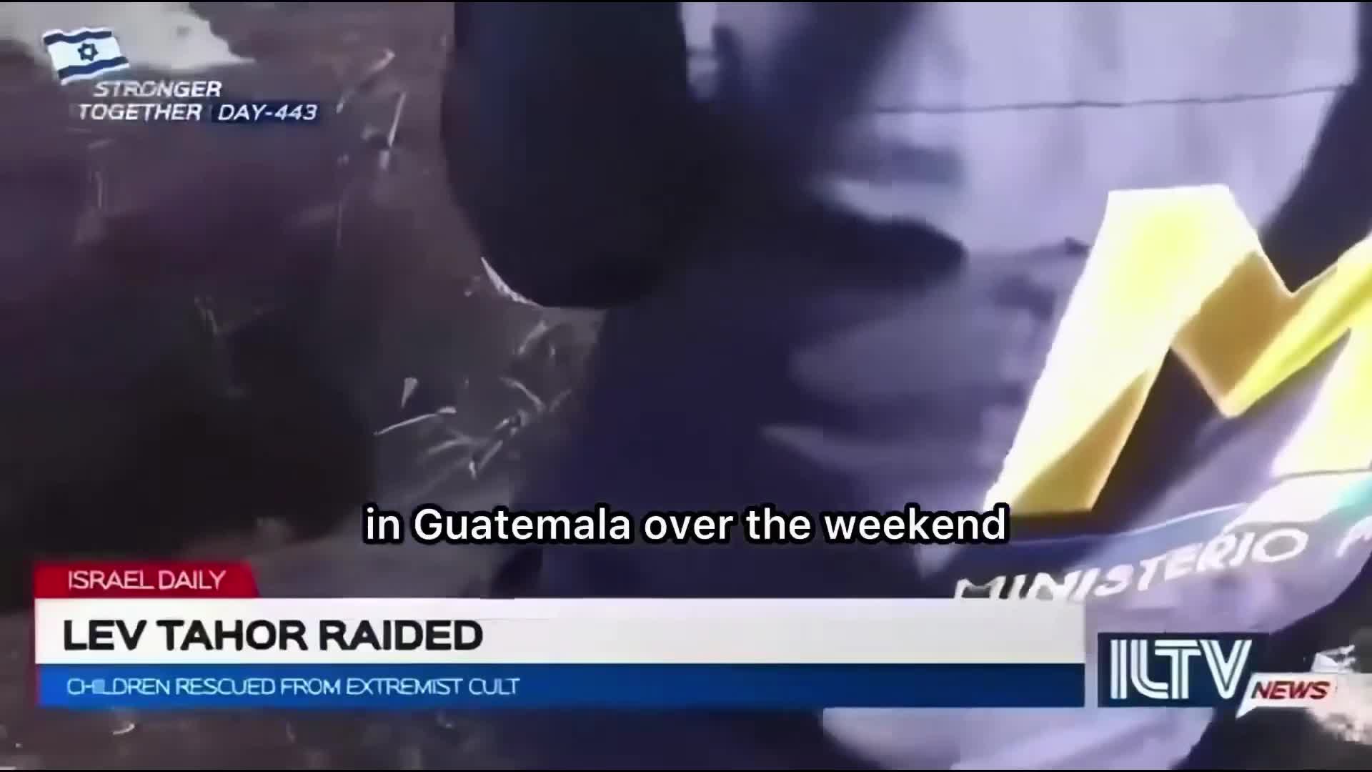 Jewish cult Lev Tahor in Guatemala was raided and 160 children were rescued.. Jewish cult Lev Tahor in Guatemala was raided and 160 children were rescued..