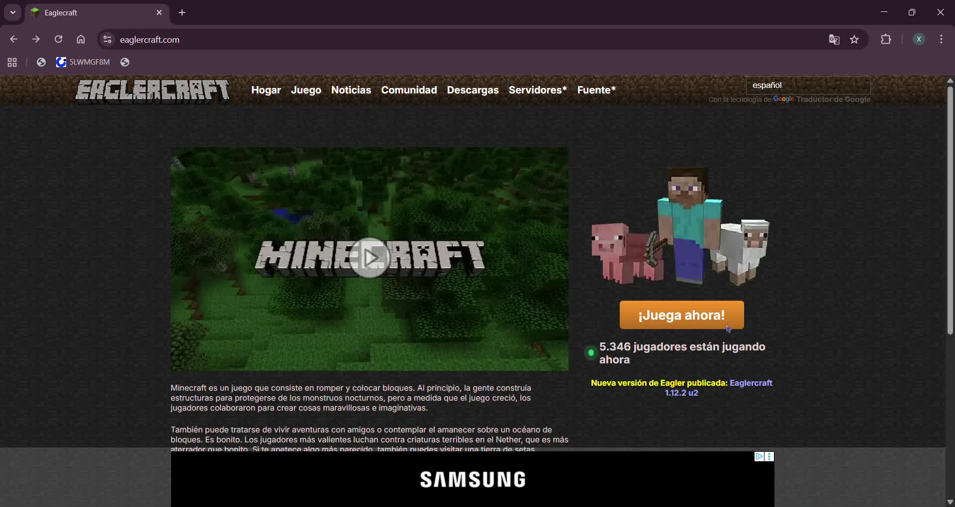 Eaglercraft - como jugar tutorial :)