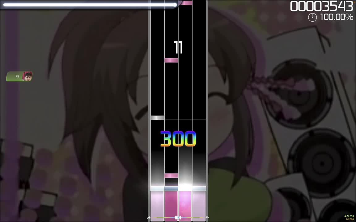 Losing my sanity trying to get 0 misses in OSU Caramelldansen (2012 skin)