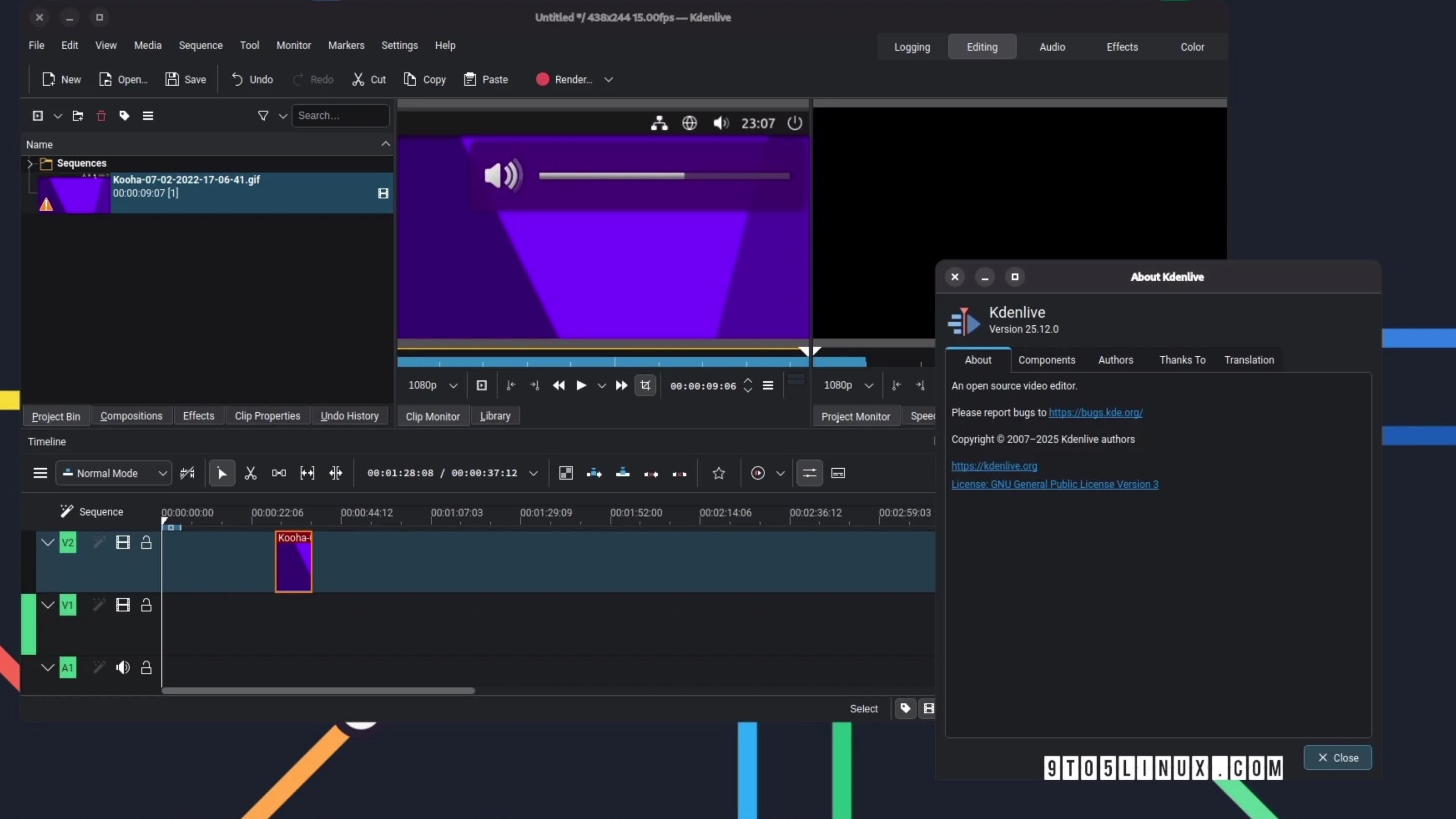 Kdenlive 25.12 Video Editor Adds New Docking System, Welcome Screen, and More