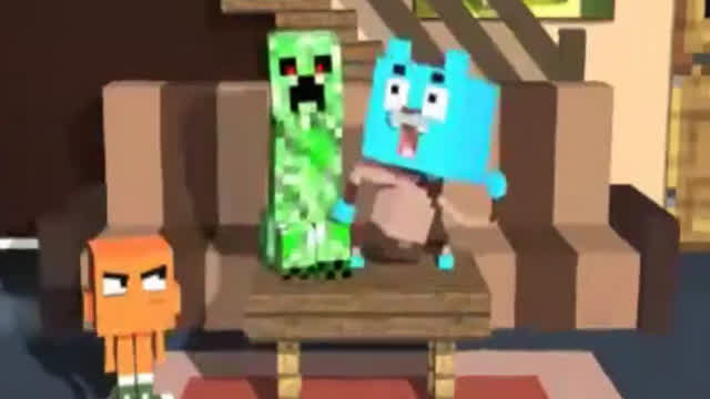 The Creeper is entering the Wattersons' house.