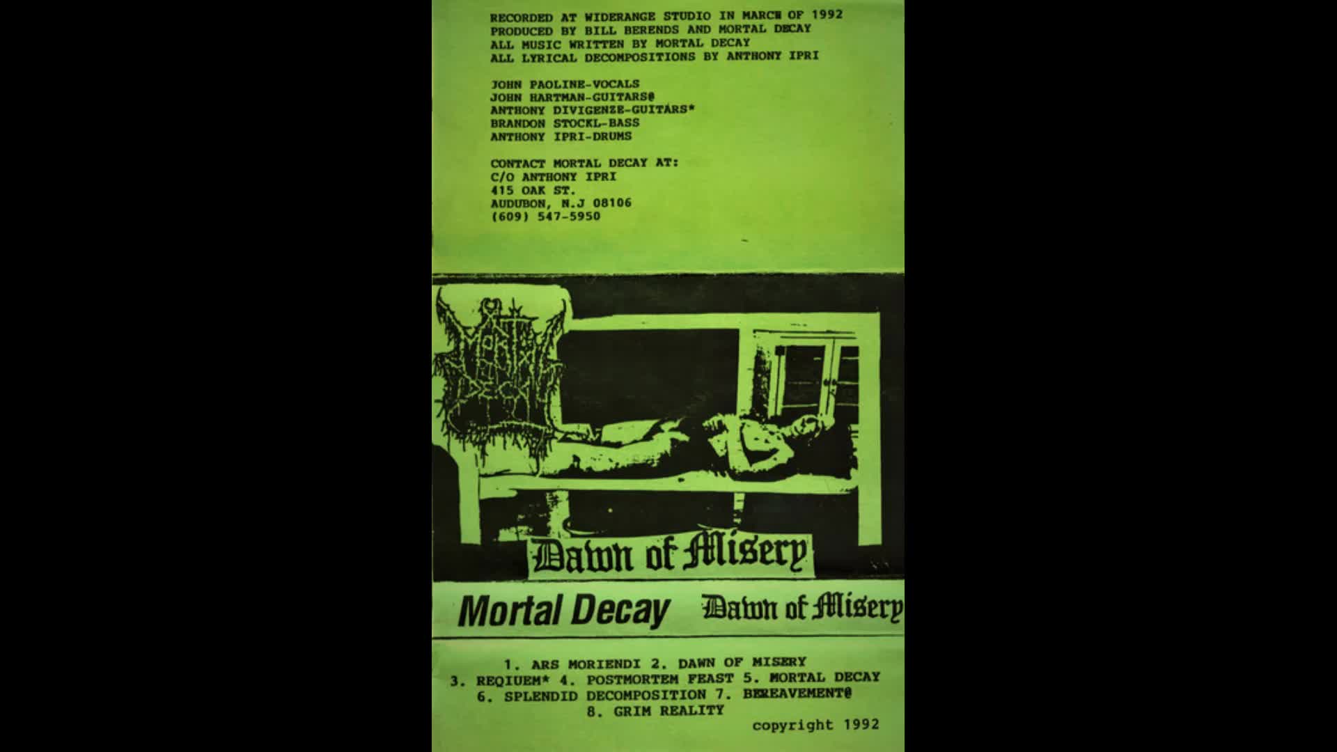 Mortal Decay - Dawn of Misery (Full Demo Stream)