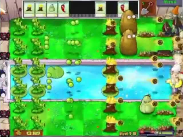Plantas contra zombies - nivel 3-10