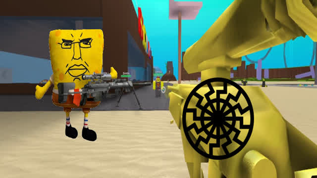 Unleashing my LOAD in the Bikini Bottom