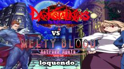 melty blood vs darkstalkers loquendo