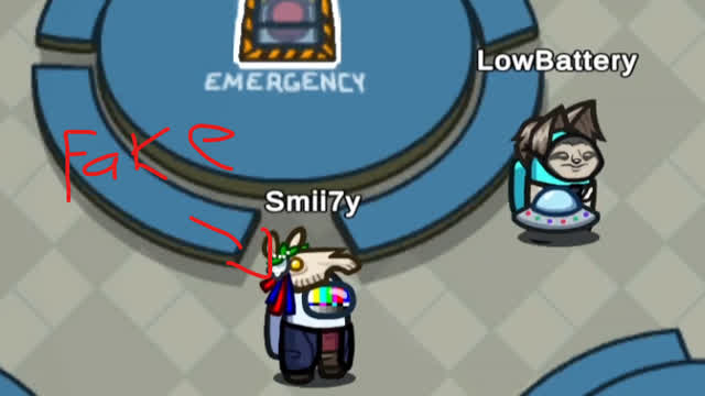 Among Us With Fake Smii7y