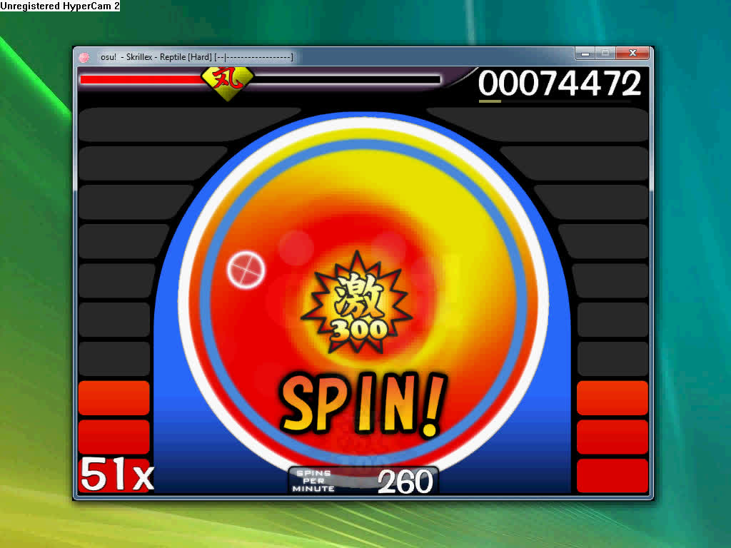 COOL OSU GAMEPLAY!!! (no audio rip..)