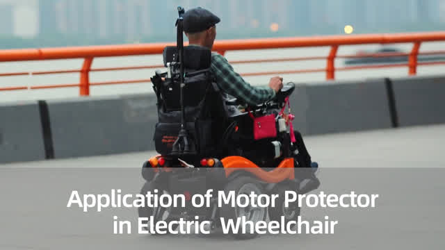 Application of motor protector in electric wheelchair