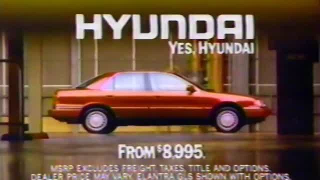 1992 Hyundai Elantra ad