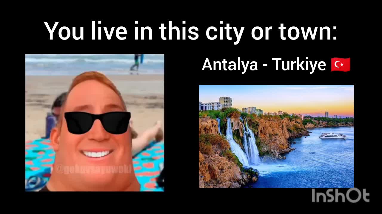 Mr Incredible cold to hot: You live in this city or town
