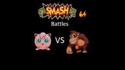 Super Smash Bros 64 Battles #63: Jigglypuff vs Donkey Kong