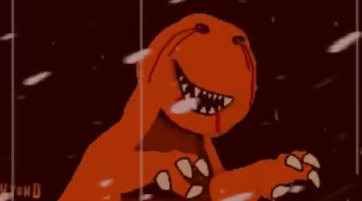 Giga Orange Evil Barney.EXE Jumpscare
