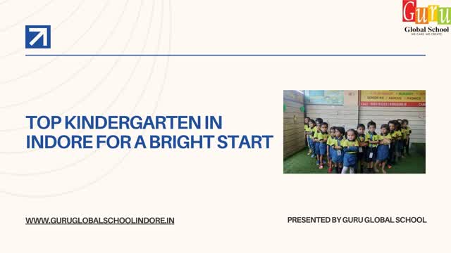 Top Kindergarten in Indore for Safe & Happy Learning