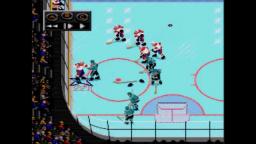 NHLPA 93 - Bloody Fight - Sega Genesis Gameplay