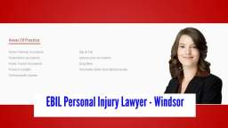 Accident Law Firm in Windsor ON - EBIL Personal Injury Lawyer (800) 259-3824