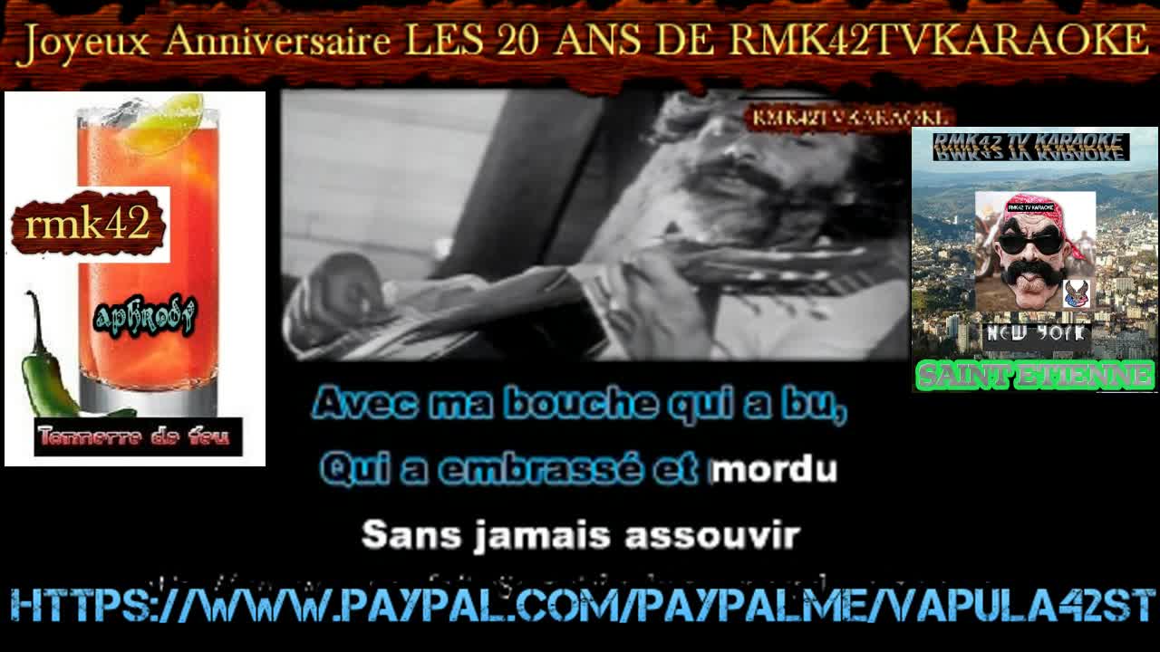 Georges Moustaki   Le Meteque   karaoke   rmk42tvkaraoke