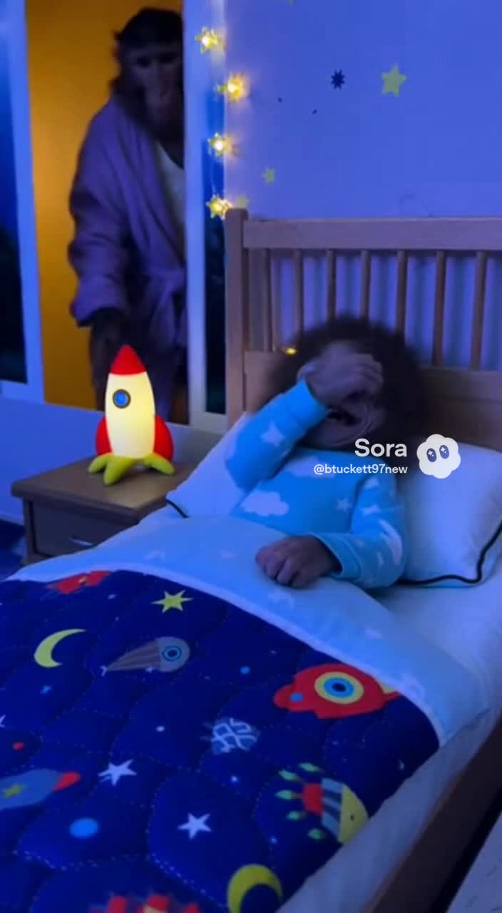 Baby Monkey 🐵 Laughing [SORA]