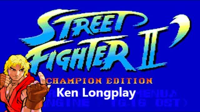 PC Engine Longplay: Street Fighter II Champion Edition (Ken Masters)