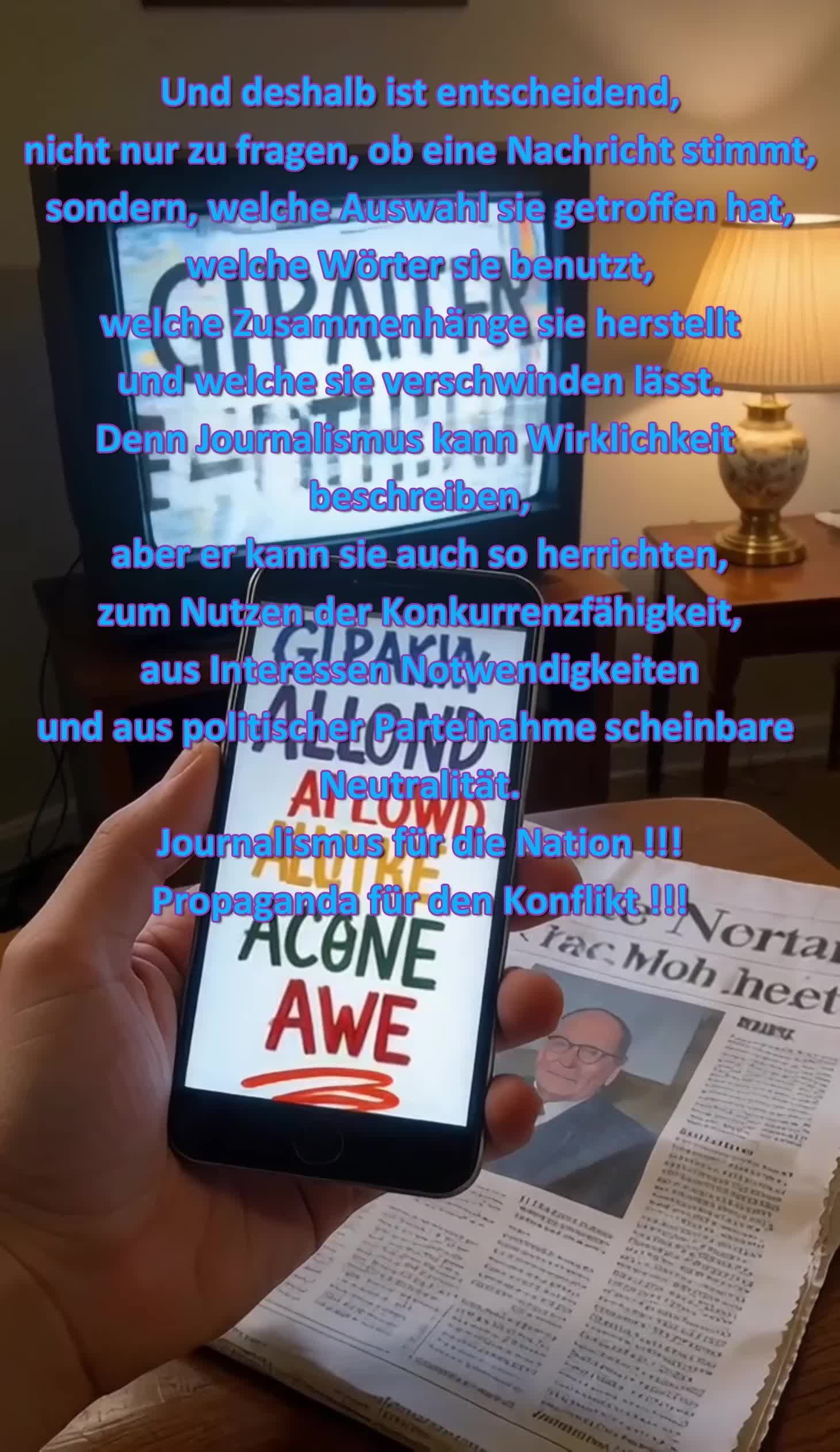 Journalismus als Propaganda für die Nation