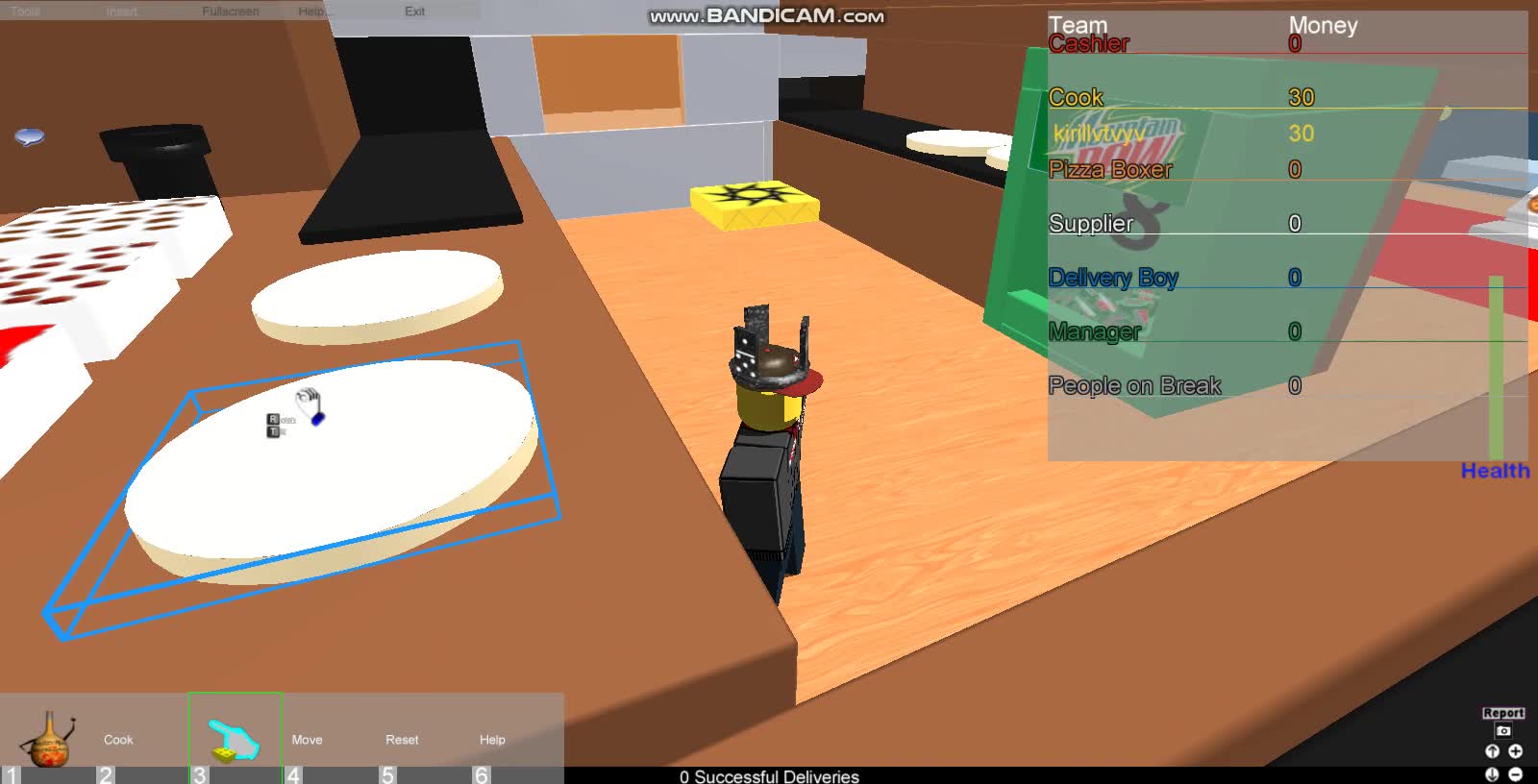 Work at a pizza ROBLOX