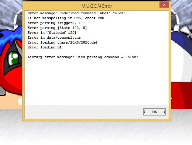 Mugen Error