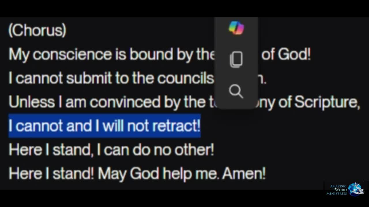 Here I Stand. Protestant Reformer