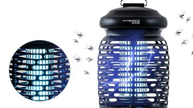 Garden Insect Trap Ipx4 Waterproof Outdoor Bug Zapper Insect Trap Pest Control Uv Light 15w Electric