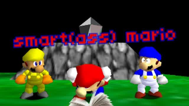 super mario 64 bloopers: smart(ass) mario