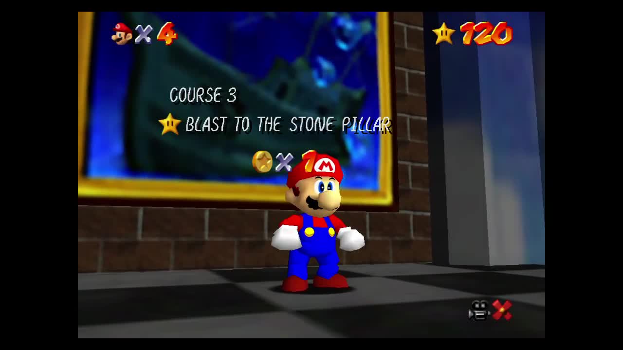 Framewalking in Jolly Roger Bay to get the star