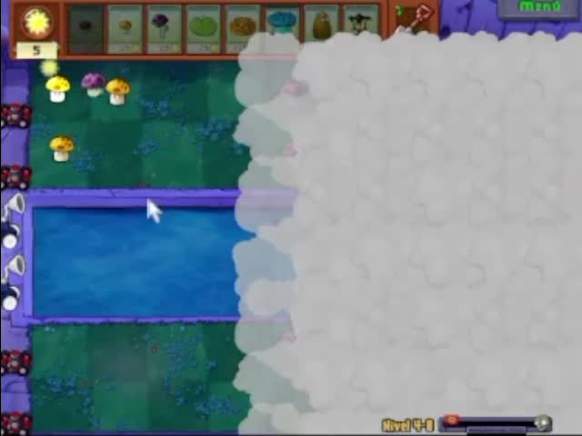Plantas contra zombies - nivel 4-8