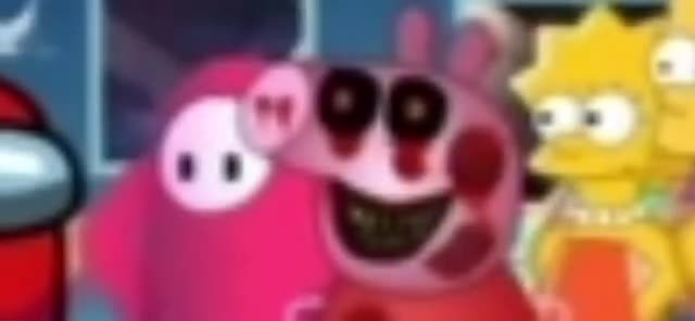 piggy amonga y mabel vs pepa punto exe falgays lisa y bart simpson