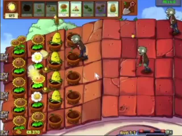 Plantas contra zombies - nivel 5-3 av 2