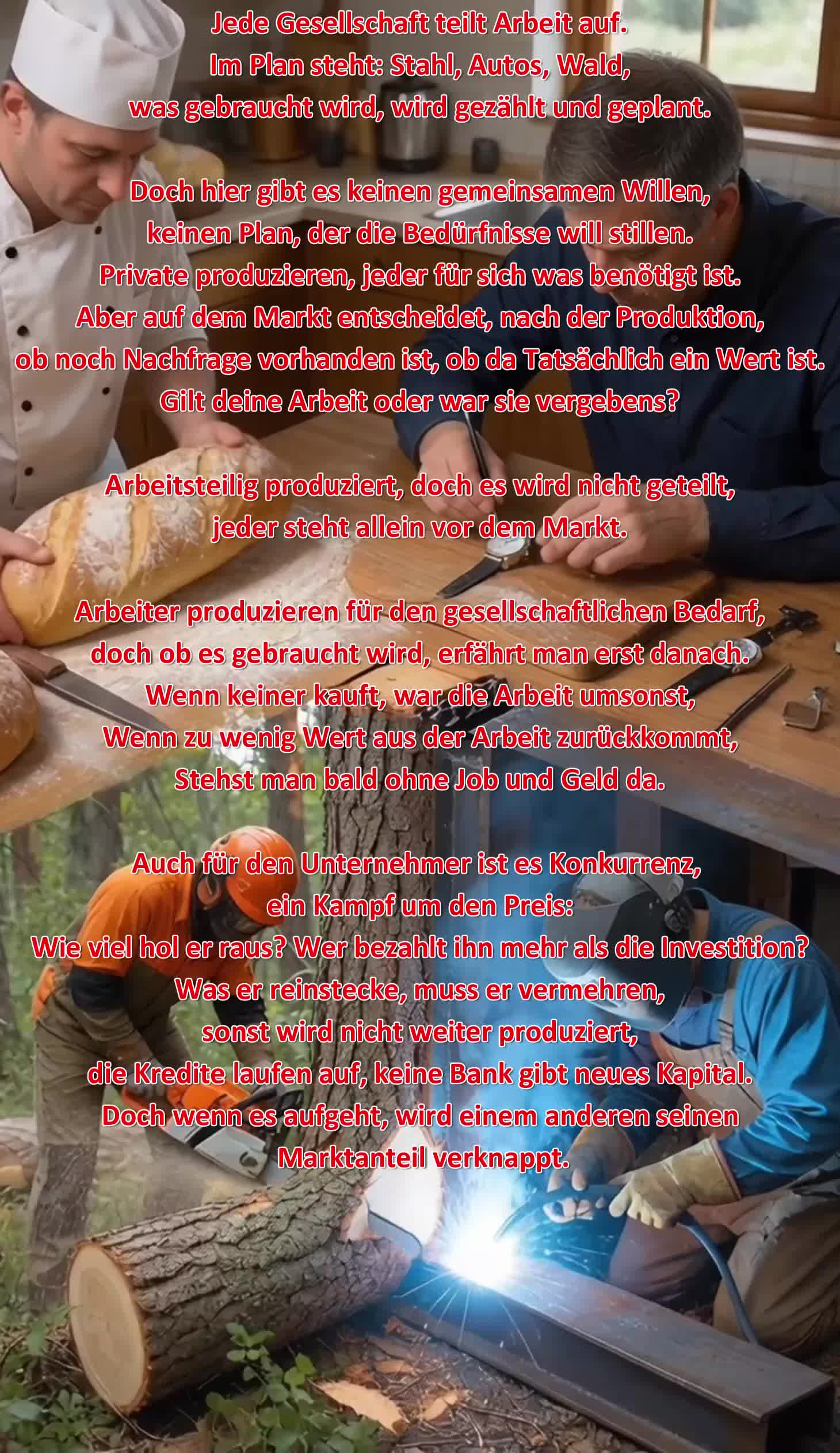 Produktion für den Markt