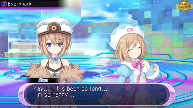 Hyperdimension Neptunia U Action Unleashed - Ch.3 Quest Cutscene - Blanc And Rom Only