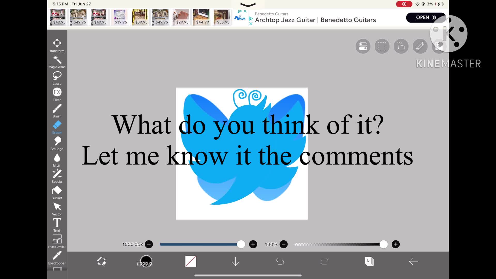 I combined the Twitter and Bluesky logo