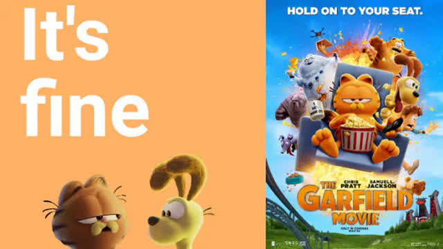 The Garfield movie is fine (review)
