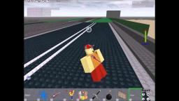 Me diving around town in ROBLOX!