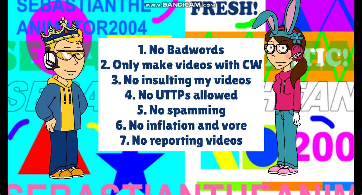 Martin Handford's Here are the rules of this video