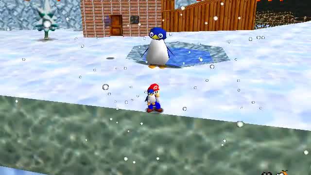 Fraps test #4: Super Mario 64 (PC port) (sm64-port) (Killing baby penguins)